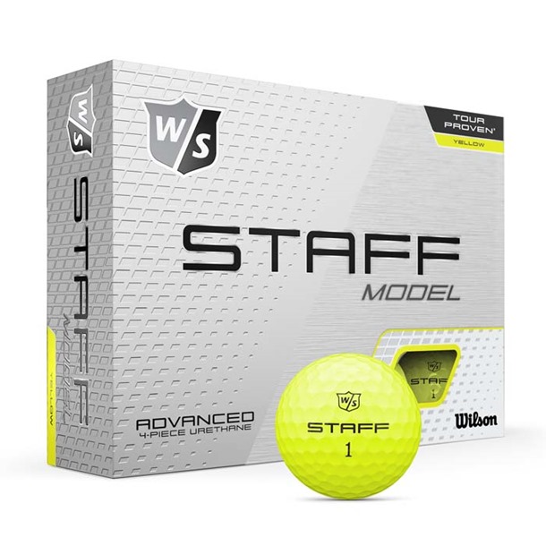 Wilson Staff Model Yellow Golf Balls 