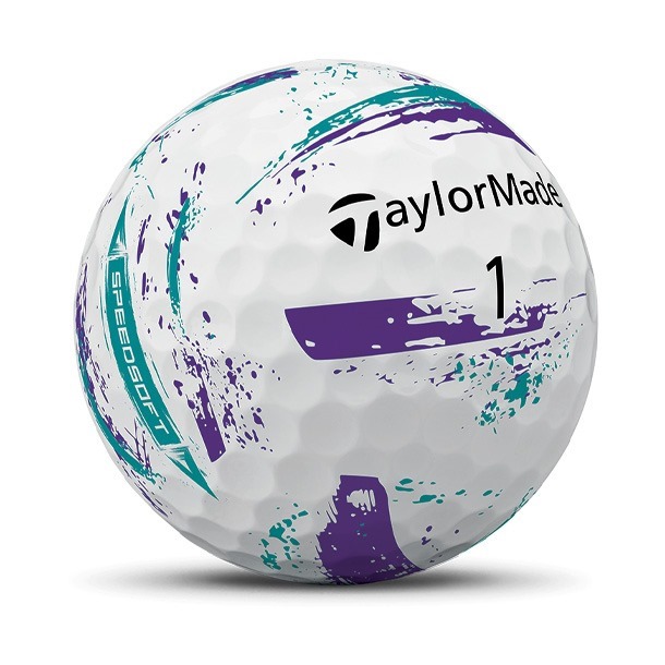 TaylorMade SpeedSoft White Golf Balls with Bonus Sleeve