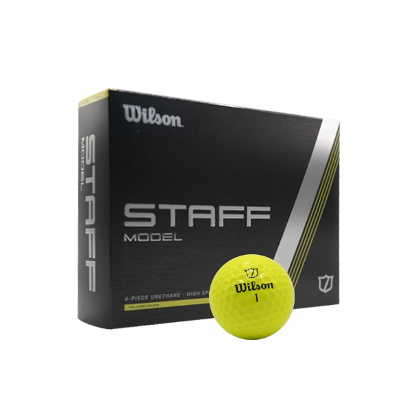 2024 Yellow Wilson Staff Model Golf Balls