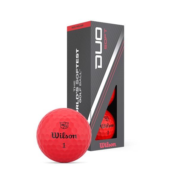 Wilson Duo Soft Red Golf Balls