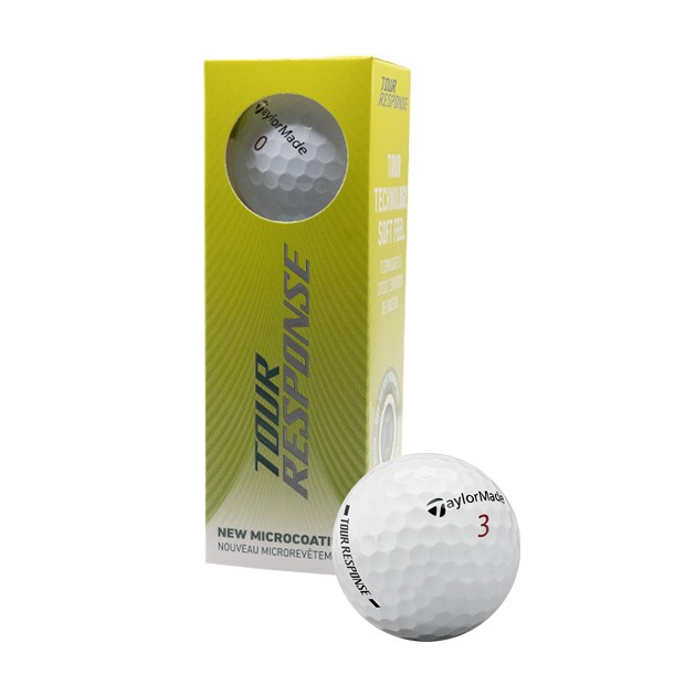 TaylorMade Tour Response White Golf Balls 2026