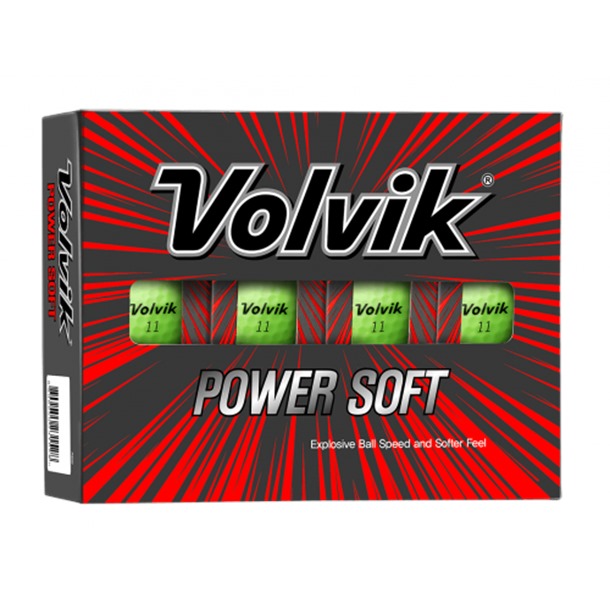 Volvik Power Soft Golf Balls - Green