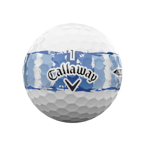 Callaway Supersoft Distressed Blue Stripe Golf Balls 2026
