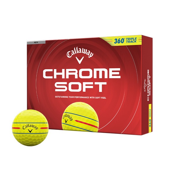 Callaway Chrome Soft 360 Triple Track Yellow