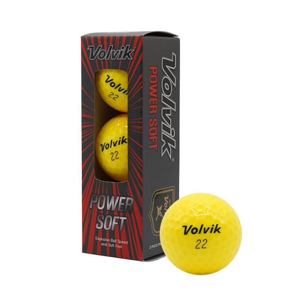 Volvik Power Soft - Yellow Golf Balls