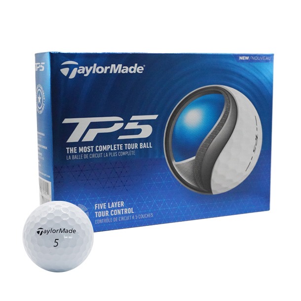 TaylorMade TP5 White Golf Balls 2024