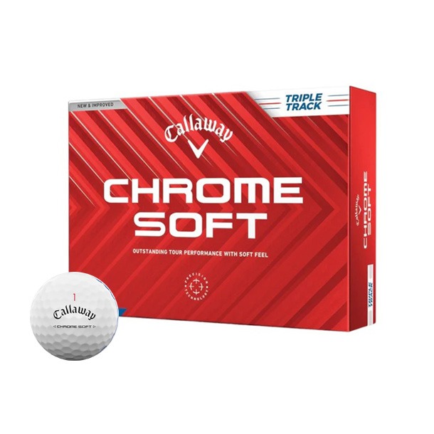 Callaway Chrome Soft Triple Track Golf Balls 2024