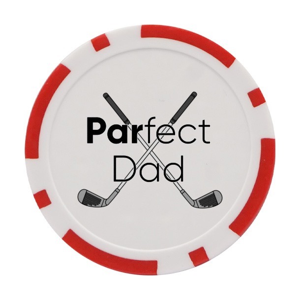 parfect dad golf ball marker