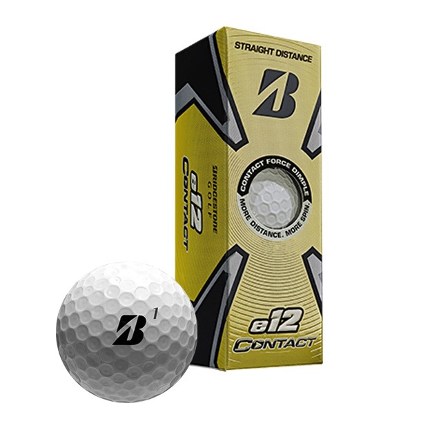 Bridgestone e12 Contact White Golf Balls (2023 Release)