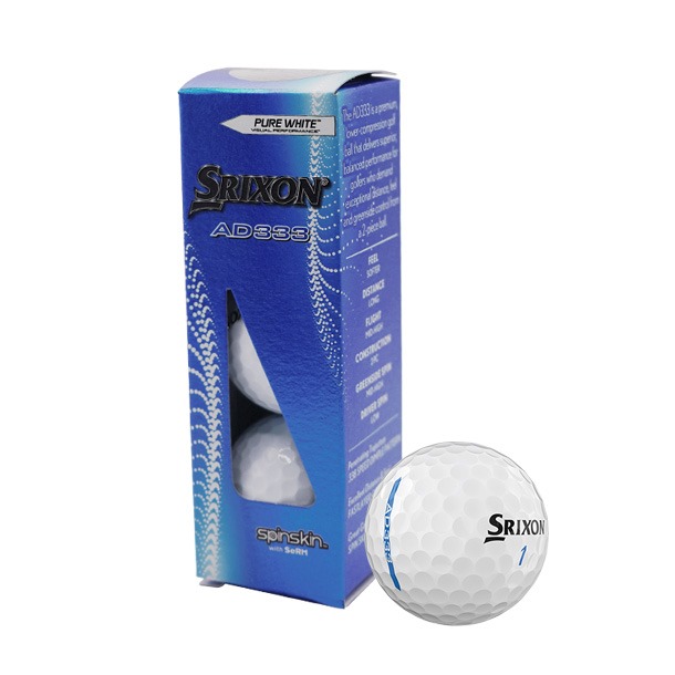 Srixon AD333 Pure White Golf Balls