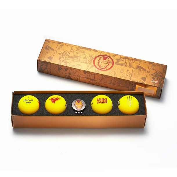 Iron Man Gift Set - Volvik Vivid Golf Balls
