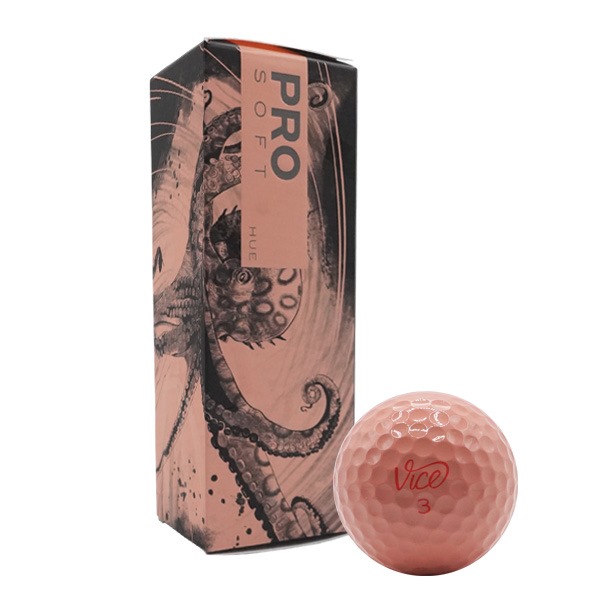 Vice Pro Soft Hue Peach Parfait Golf Balls