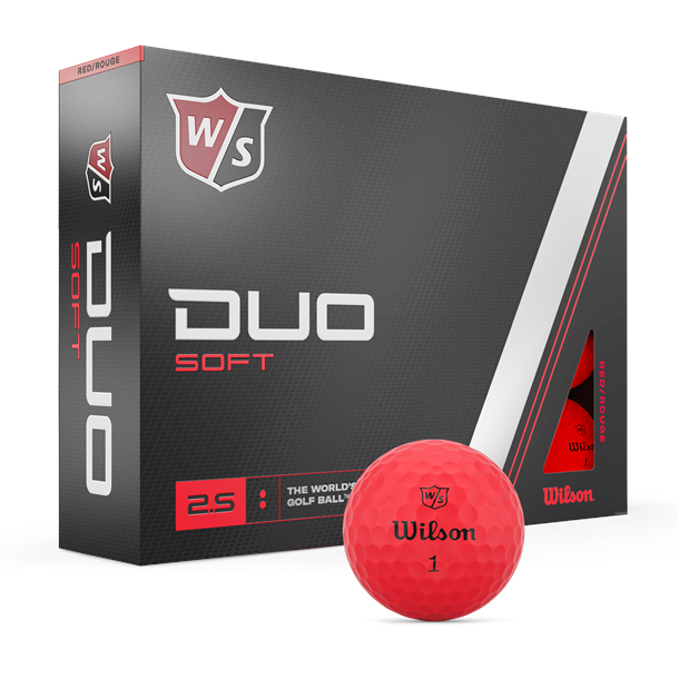 Wilson Duo Soft Red Golf Balls