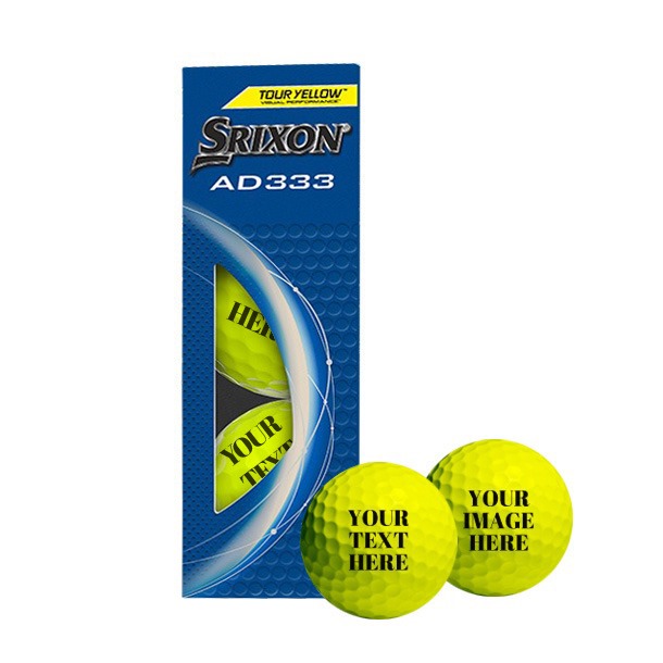 Srixon AD333 Golf Balls (2024 Tour Yellow)