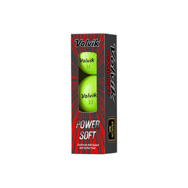 Volvik Power Soft Golf Balls - Green