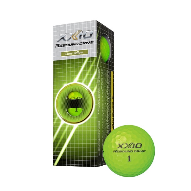 XXI0 Rebound Drive Lime Yellow Golf Balls