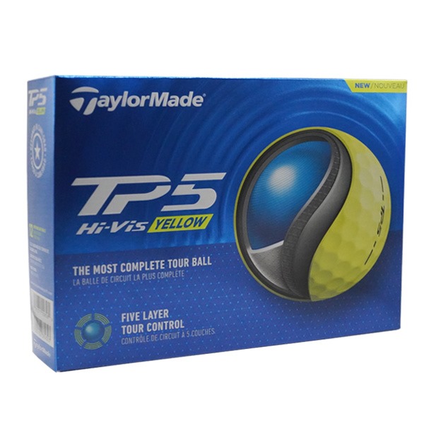 TaylorMade TP5 Yellow Golf Balls 2024