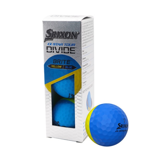 Srixon Q-Star Divide Blue & Yellow Golf Balls