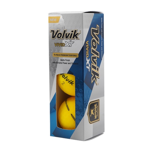 Volvik Vivid XT - Yellow Golf Balls