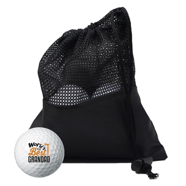 Bag of grandad golf balls