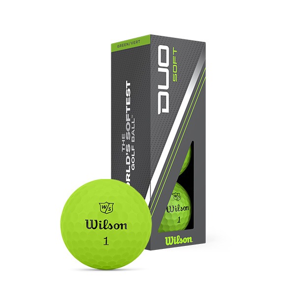 Green Wilson Duo Soft Golf Balls