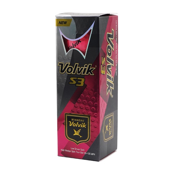 Volvik S3 Pink Golf Balls