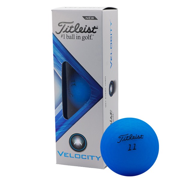 Titleist Velocity Golf Balls (Matte Blue)