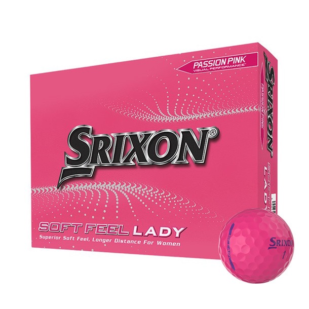 Srixon Soft Feel Lady Pink Golf Balls 