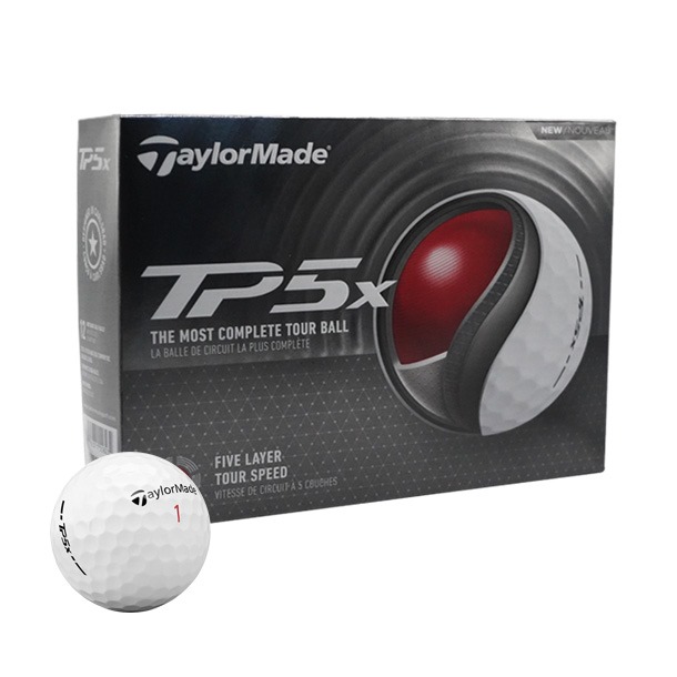 TaylorMade TP5X White Golf Balls 2024