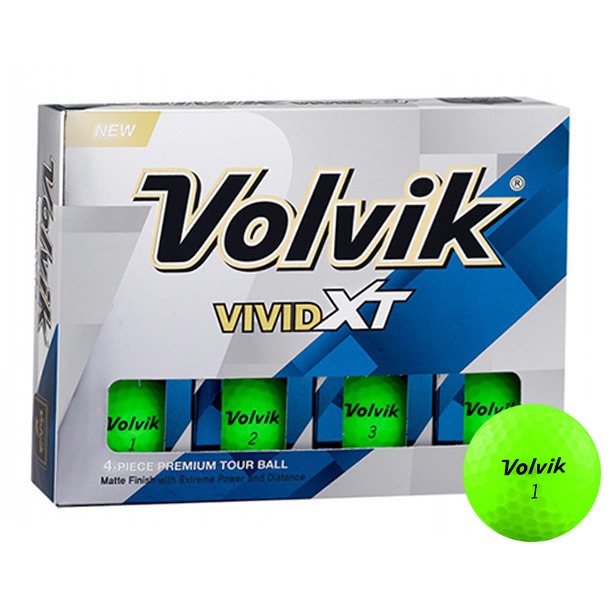 Volvik Vivid XT - Green Golf Balls