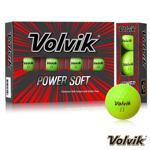 Volvik Power Soft Golf Balls - Green