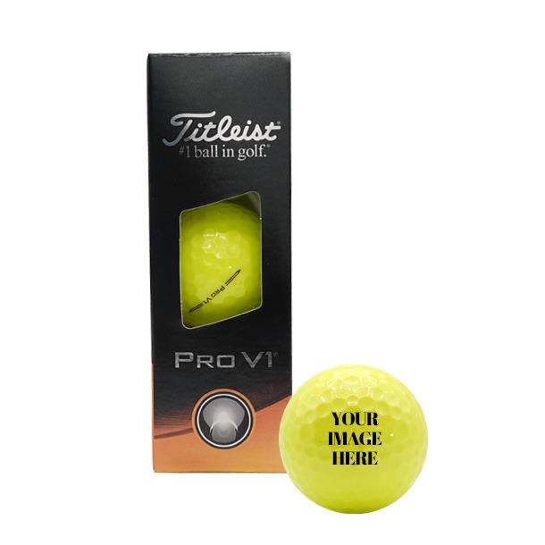 Choose Titleist Pro V1 Yellow Golf Balls 2023
