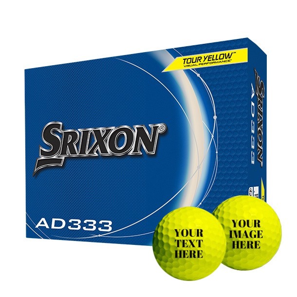 Srixon AD333 Golf Balls (2024 Tour Yellow)