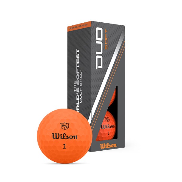 Orange Wilson Duo Soft Golf Balls Wilson Duo Soft Orange