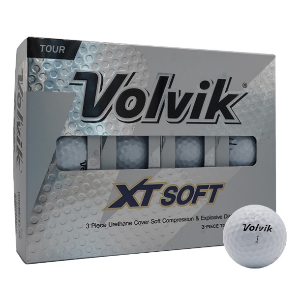 White Volvik XT Soft Golf Balls 