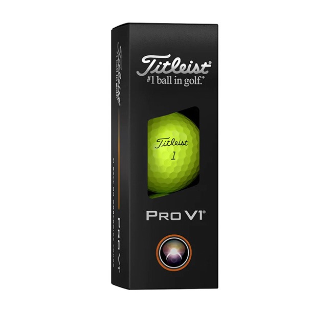 Yellow Titleist Pro V1 | gimmeballs