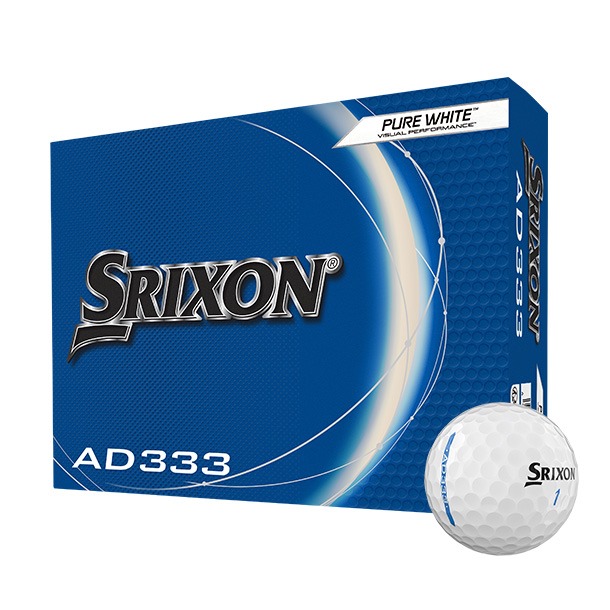 Srixon AD333 Golf Balls (2024 Pure White)