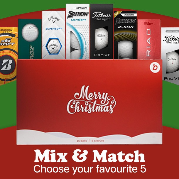 Merry Christmas Golf Ball Selection Box