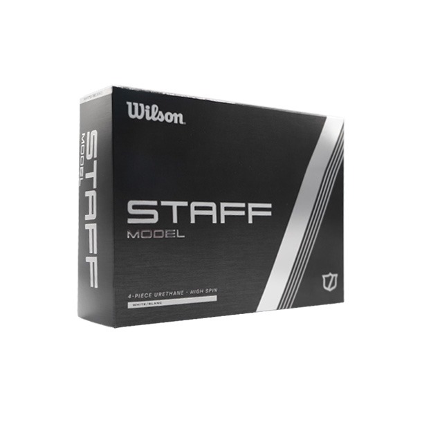 2024 Wilson Staff Model Golf Balls in White