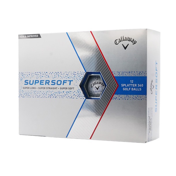 Callaway Supersoft Splatter Blue Golf Balls