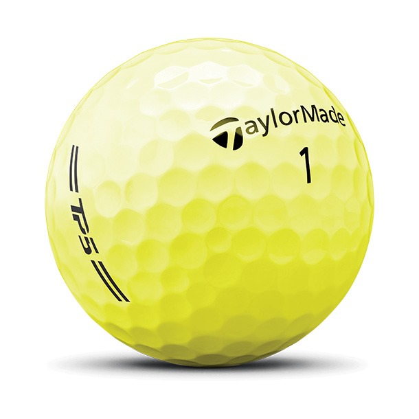 TaylorMade TP5 Yellow Golf Balls 2026
