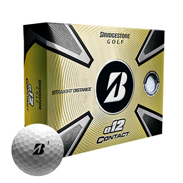 Bridgestone e12 Contact White Golf Balls (2023 Release)