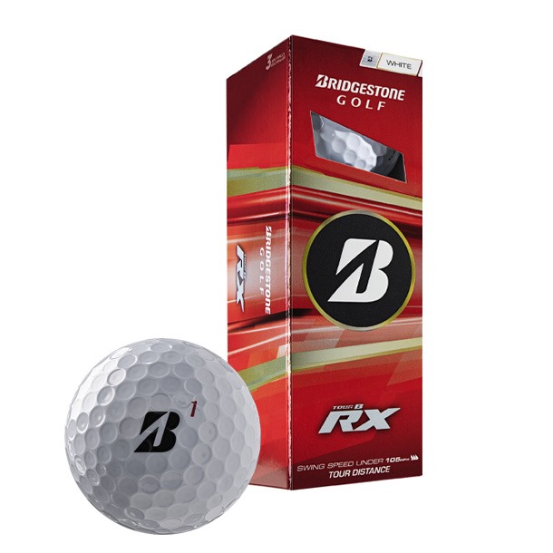 Sleeve of Bridgestone Tour B RX golf balls