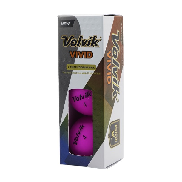 Volvik Vivid Purple Golf Balls