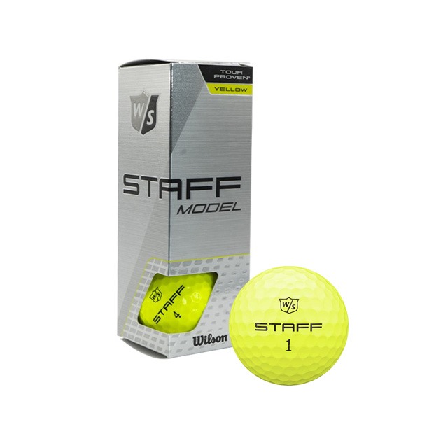 Wilson Staff Model Yellow Golf Balls