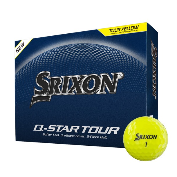 Srixon Q-Star Tour Golf Balls 2026 (Tour Yellow)