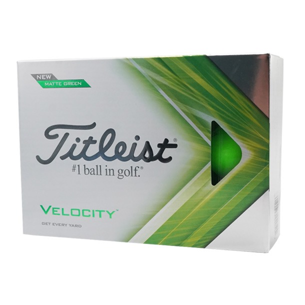 Titleist Velocity Green Golf Balls (2022)