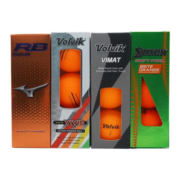 Tangerine Golf Balls (Variety Pack)