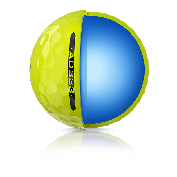 Srixon AD333 Golf Balls (2024 Tour Yellow)