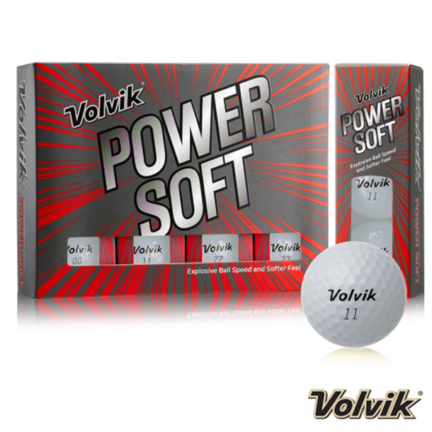 Volvik Power Soft - White Golf Balls